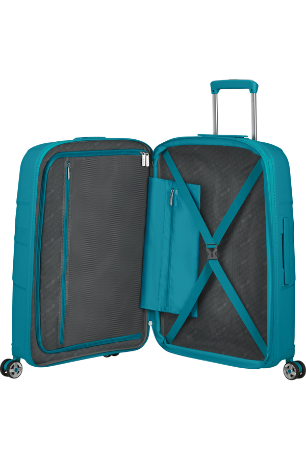 American Tourister Starvibe Spinner Expandable TSA 67cm Verdigris American Tourister Starvibe Spinner Expandable TSA 67cm Verdigris