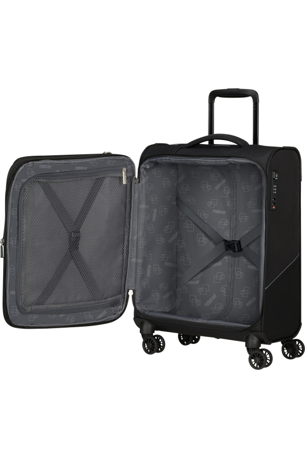 American Tourister SummerRide Spinner S EXP TSA 55cm Fekete American Tourister SummerRide Spinner S EXP TSA 55cm Fekete
