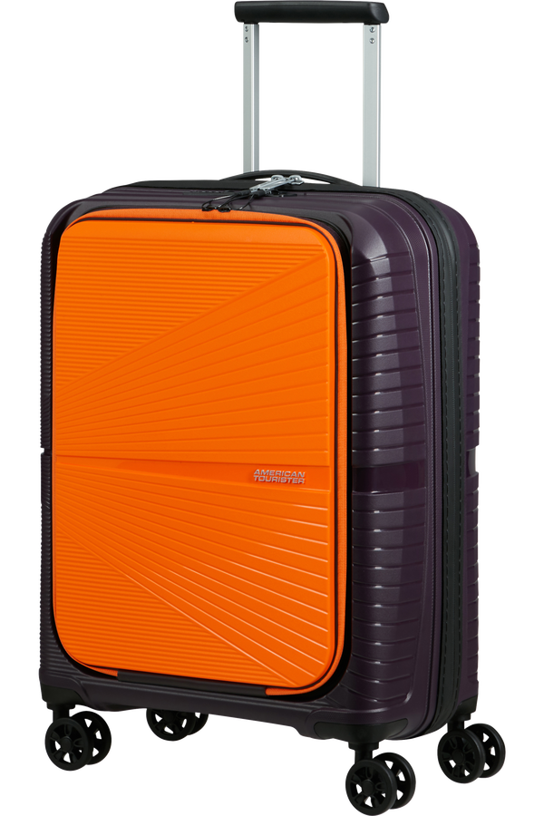 American Tourister Airconic Spinner 55/20 Frontl. 15.6'  Dark Plum/Orange