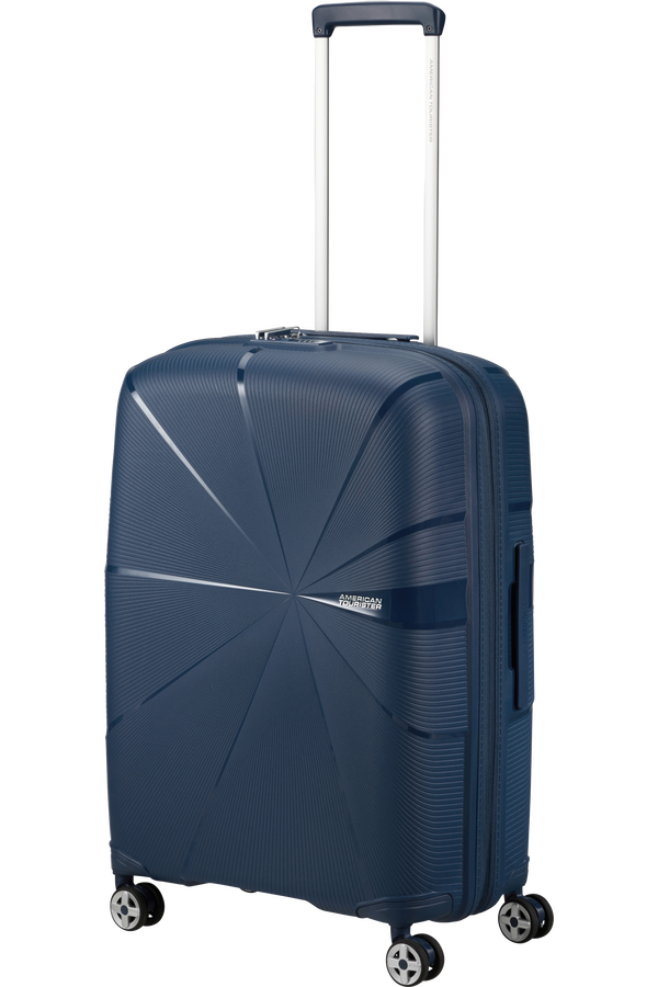 American Tourister Starvibe Spinner Expandable TSA 67cm Tengerészkék