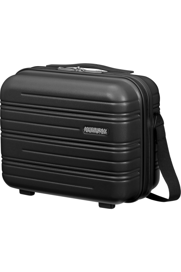 American Tourister High Turn Beauty Case  Matte Black