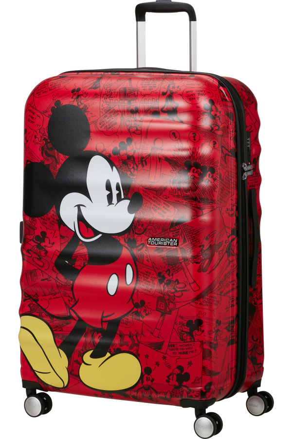 American Tourister Disney Wavebreaker Spinner TSA Disney Fl 77cm  Mickey, piros