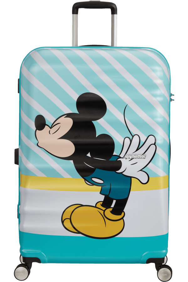 American Tourister Wavebreaker Disney Spinner 77cm  Mickey Blue Kiss