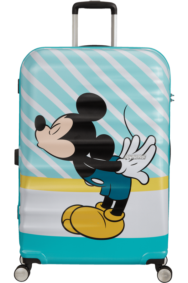 American Tourister Wavebreaker Disney Spinner 77cm Mickey Blue Kiss