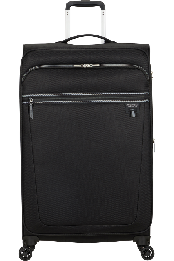 American Tourister Aerospin Spinner Expandable L  Fekete