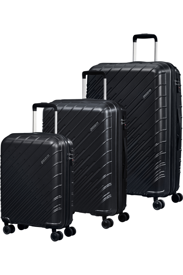 American Tourister Speedstar 3 PC SET A  Fekete