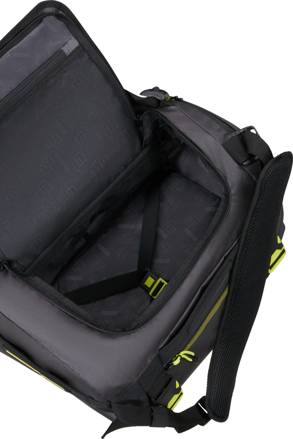 American Tourister Urban Track Duffle/Backpack Coated M  Fekete-Lime