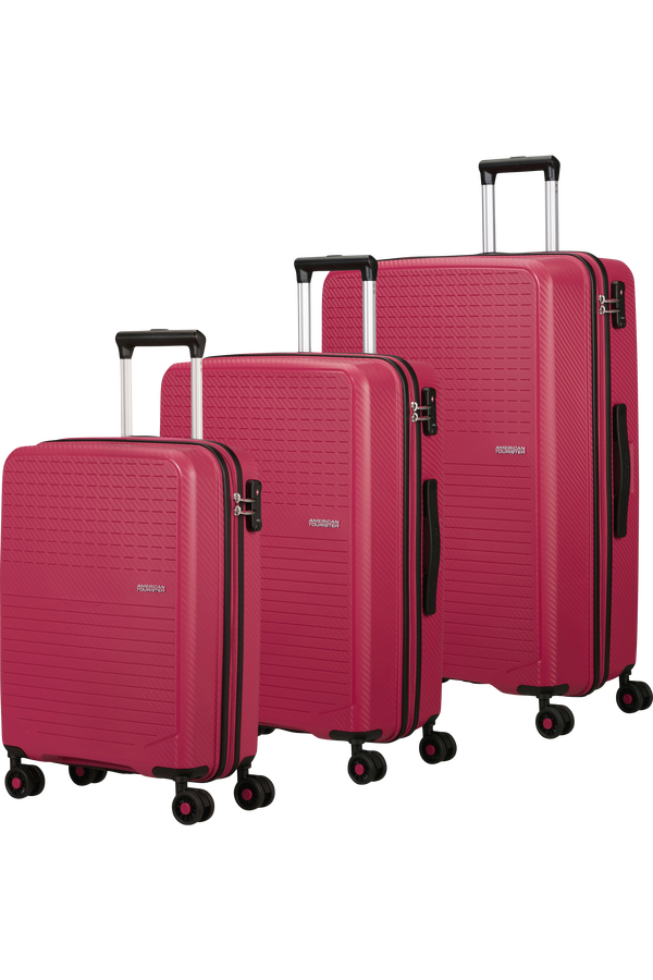 American Tourister Summer Hit Luggage set - 3 Pieces Viva Magenta