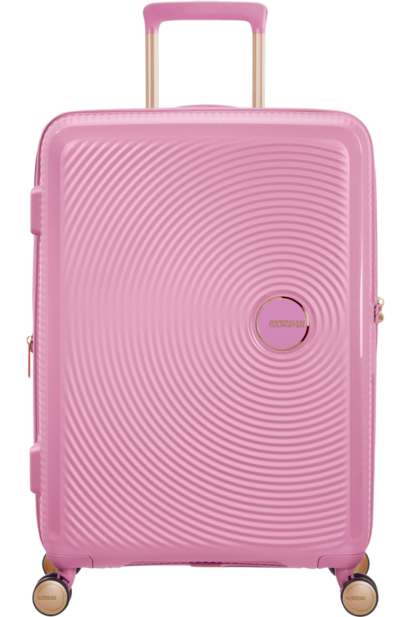 American Tourister Soundbox Spinner TSA Expandable 67cm Pearl Pink/Gold
