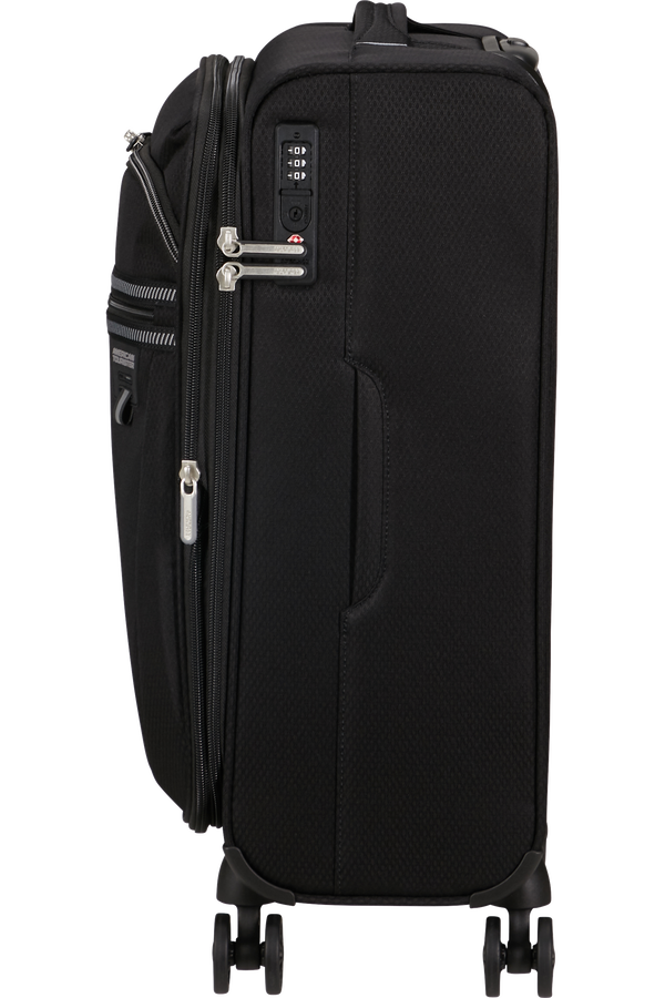 American Tourister Aerospin Spinner Expandable S  Fekete