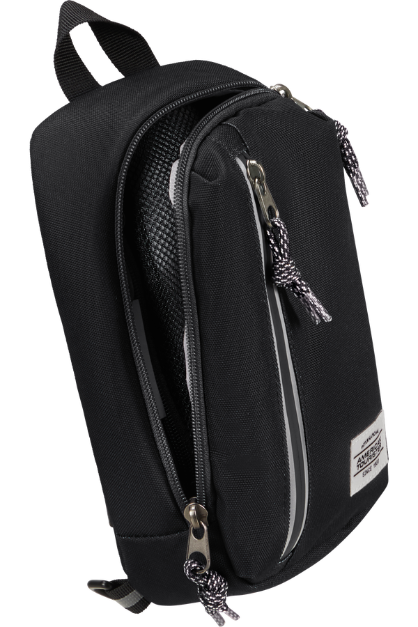 American Tourister Brightup Sling Bag Zip  Fekete