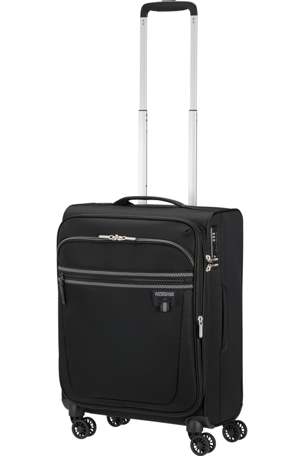American Tourister Aerospin Spinner Expandable S  Fekete