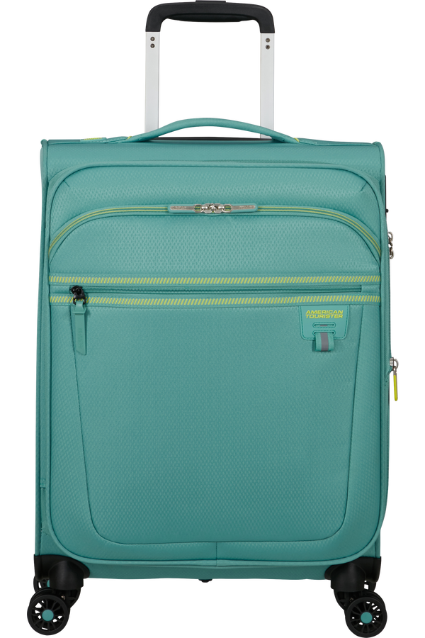 American Tourister Aerospin Spinner Expandable S  Dusty Turquoise