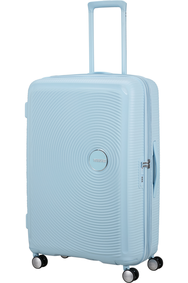 American Tourister SoundBox Spinner TSA Expandable 77cm  Pasztell kék