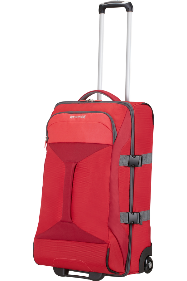 American Tourister Road Quest Duffle with Wheels M Solid Red