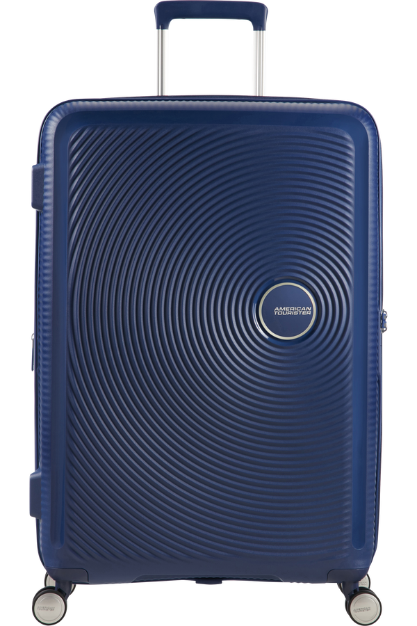 American Tourister Soundbox Spinner poszerzany 67cm Midnight Navy
