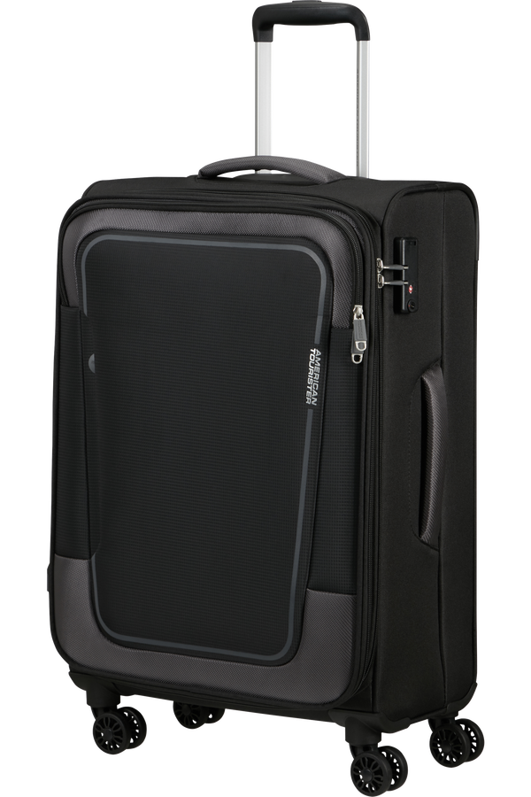 American Tourister Pulsonic Spinner Expandable 68cm  Aszfalt fekete