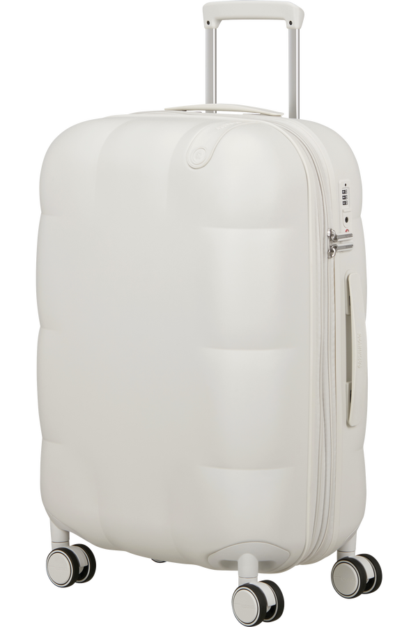 Dreami 67cm K&ouml;zepes m&eacute;retű feladhat&oacute; poggy&aacute;sz | American Tourister Dreami Spinner Exp Tsa 67cm  Cloud White