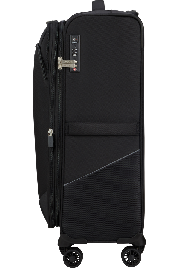 American Tourister SummerRide Spinner M EXP TSA 69cm Fekete American Tourister SummerRide Spinner M EXP TSA 69cm Fekete