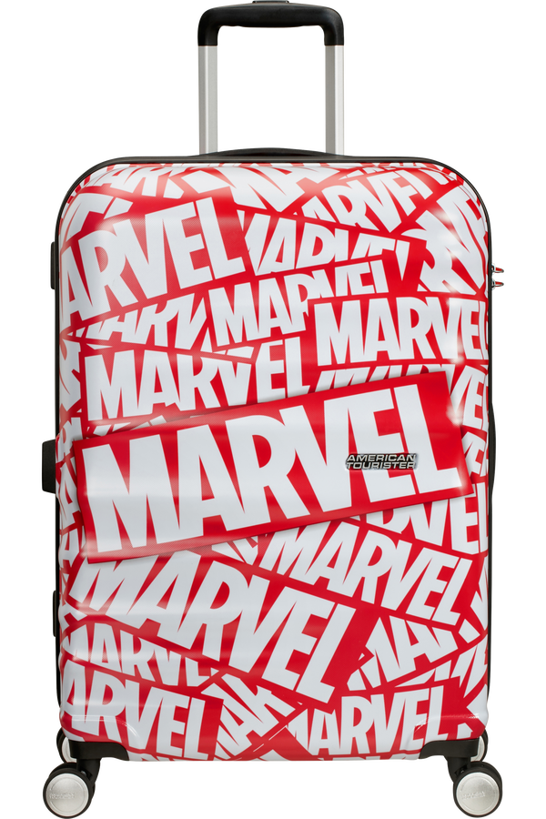 American Tourister Wavebreaker Disney Spinner Marvel 67cm  Marvel Logo