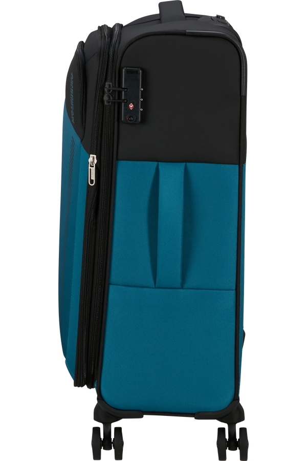 American Tourister Daring Dash Spinner Expandable TSA M  Fekete/Kék