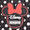 Minni Mouse fekete, pöttyös Minni Mouse fekete, pöttyös