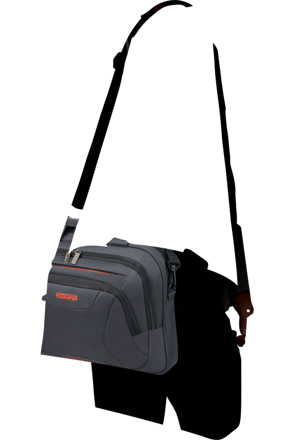 American Tourister At Work Laptop Bag  13.3-14.1inch Grey/Orange American Tourister At Work Laptop Bag  13.3-14.1inch Grey/Orange