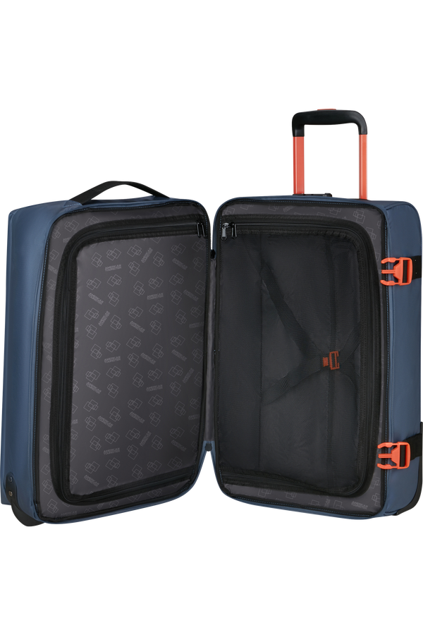 American Tourister Urban Track Duffle with Wheels Coated S  K&eacute;k/Narancs