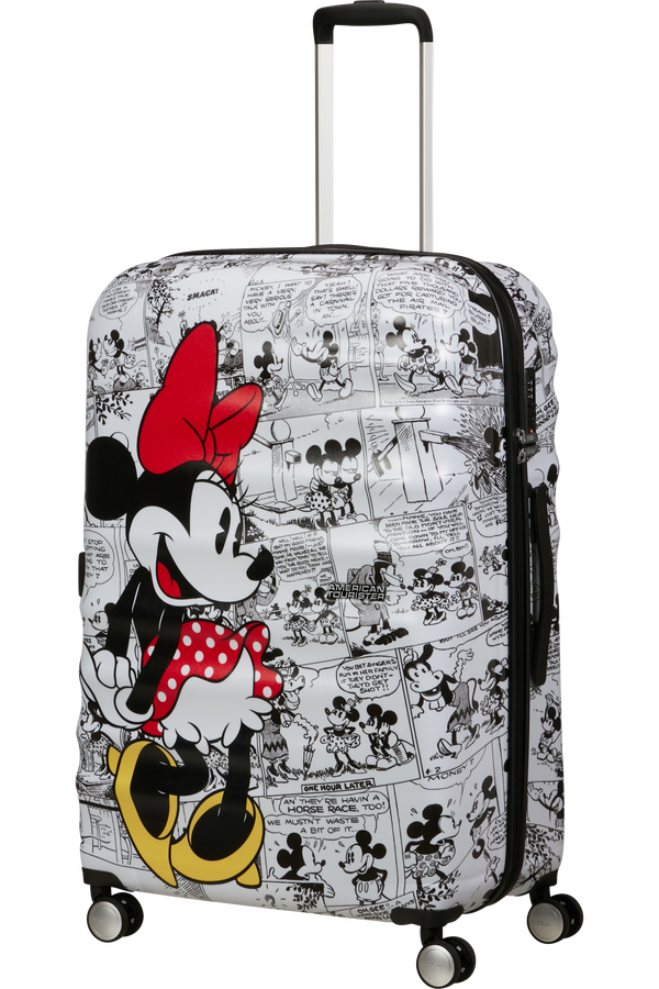 American Tourister Disney Wavebreaker Spinner TSA Disney Fl 77cm  Minnie, fehér