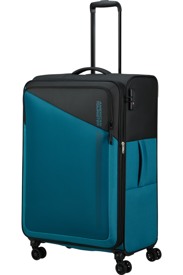 American Tourister Daring Dash Spinner Expandable TSA L  Fekete/K&eacute;k
