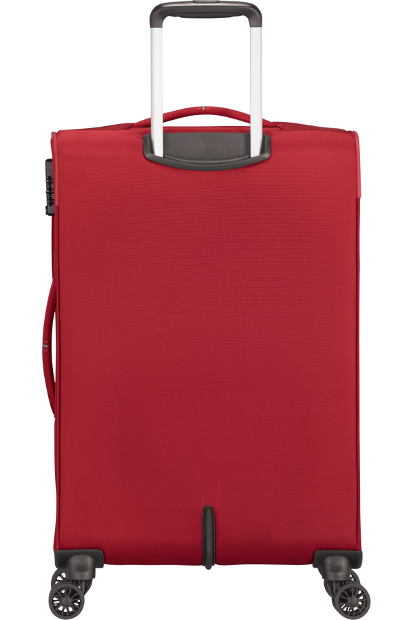 American Tourister Crosstrack Spinner Expandable 67cm  Red/Grey American Tourister Crosstrack Spinner Expandable 67cm  Red/Grey