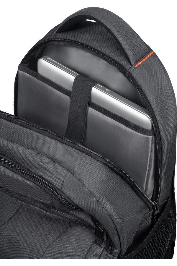American Tourister At Work Laptop Backpack  15.6inch Grey/Orange American Tourister At Work Laptop Backpack  15.6inch Grey/Orange