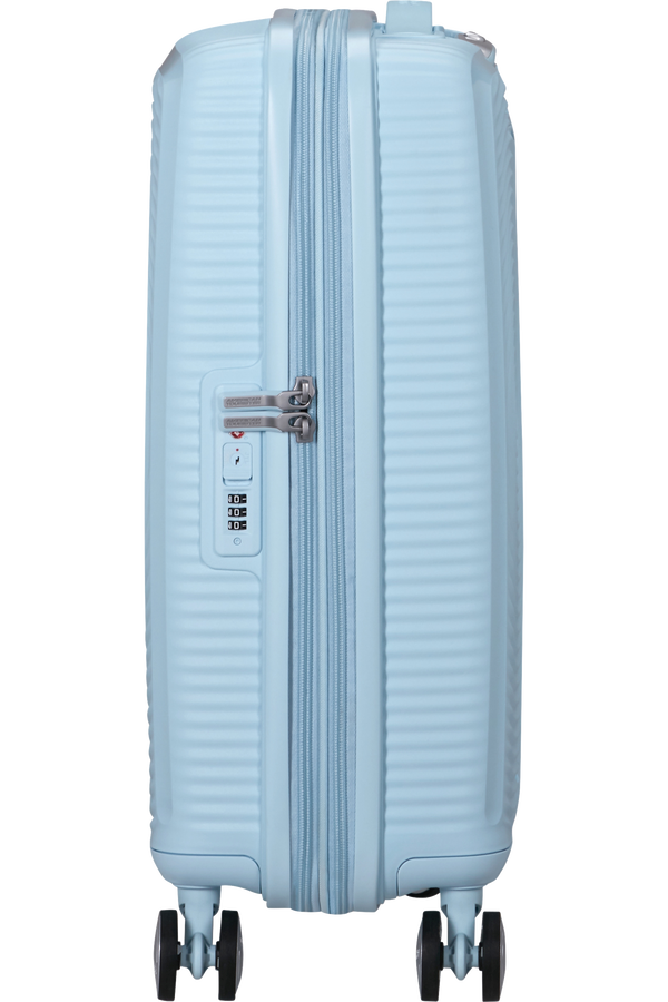 American Tourister SoundBox Spinner TSA Expandable 55cm  Pasztell kék American Tourister SoundBox Spinner TSA Expandable 55cm  Pasztell kék