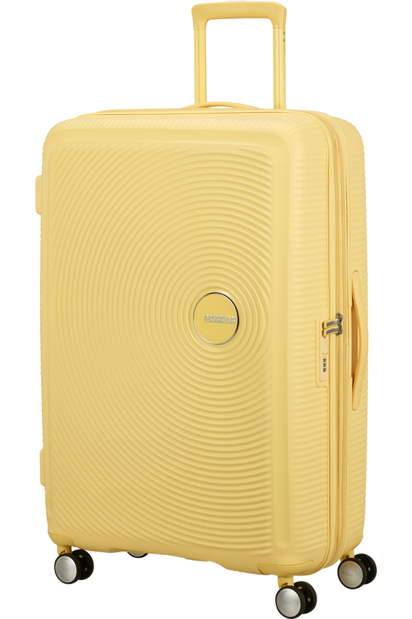 American Tourister SoundBox Spinner TSA Expandable 77cm  Pastel Yellow