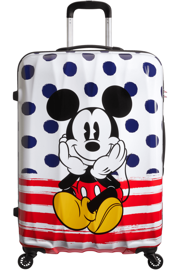 American Tourister Disney Legends Spinner 75cm Mickey Blue Dots