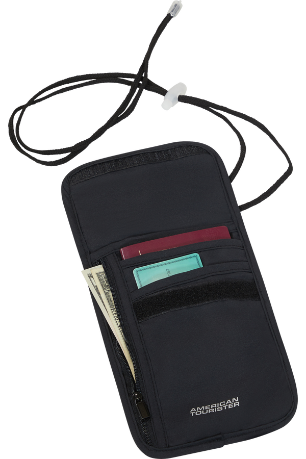 American Tourister American Tourist. Ta RFID Security Neck Pouch  Fekete