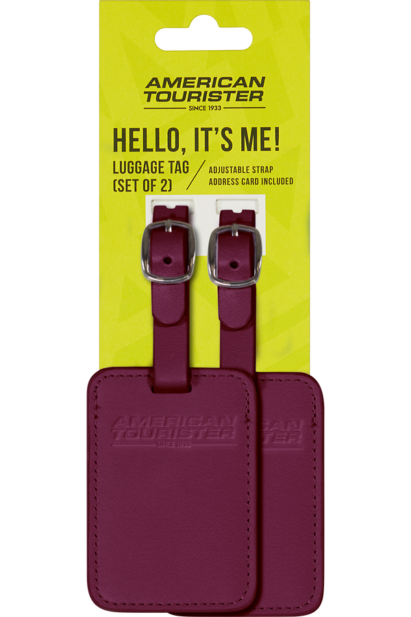 Luggage Tags Bőr&ouml;ndc&iacute;mke &ndash; K&eacute;szlet 2 darab