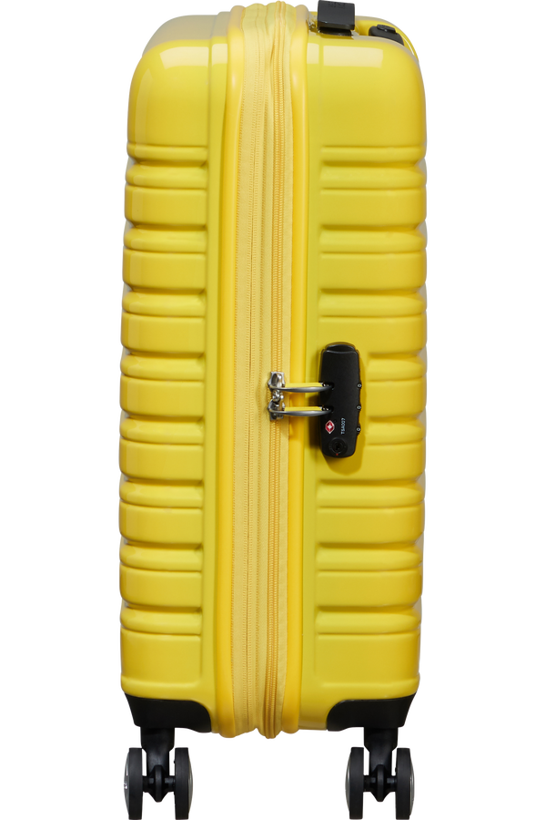 American Tourister Flashline Pop Spinner Exp TSA 55cm  Lemon Yellow