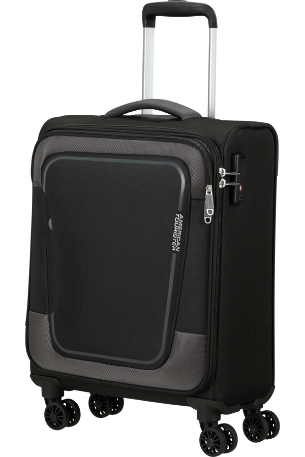 American Tourister Pulsonic Spinner Expandable 55cm  Aszfalt fekete