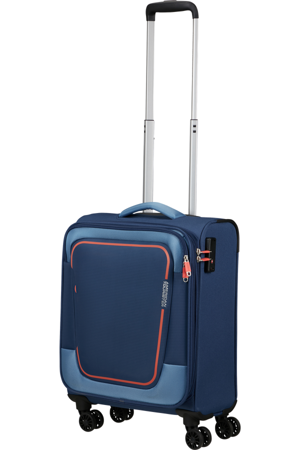 American Tourister Pulsonic Spinner Expandable 55cm  Sötétkék