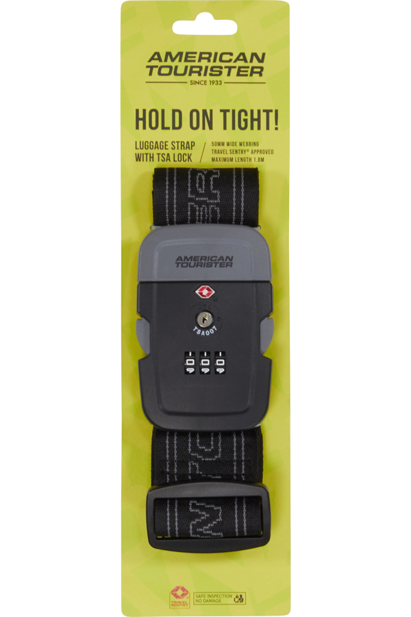 American Tourister American Tourist. Ta Luggage Belt TSA  Fekete/Sz&uuml;rke