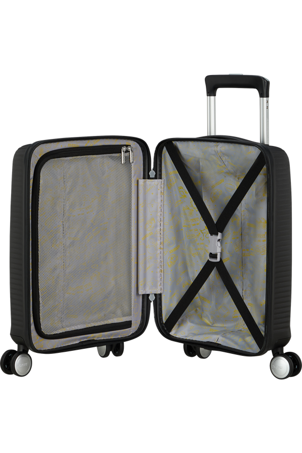 American Tourister Soundbox Mini Spinner 47cm  M&eacute;ly fekete