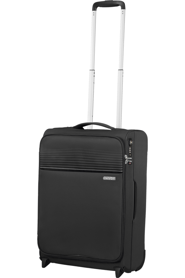 American Tourister Lite Ray Upright TSA 55cm  Jet Black