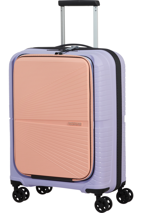 American Tourister Airconic Spinner Frontloader 15.6' 55cm  Icy Lilac/Peach