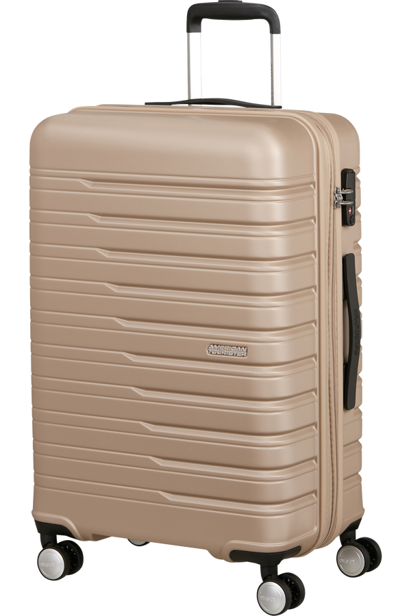 American Tourister Flashline Spinner 67/24 EXP TSA  Ivory Gold