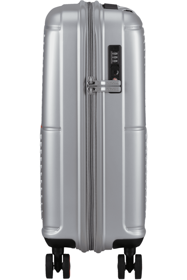 American Tourister Geopop Spinner 55/20 Tsa. 55cm  Metallic Silver