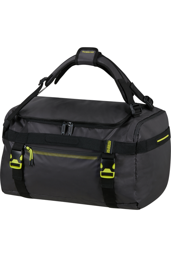 American Tourister Urban Track Duffle/Backpack Coated L  Fekete-Lime