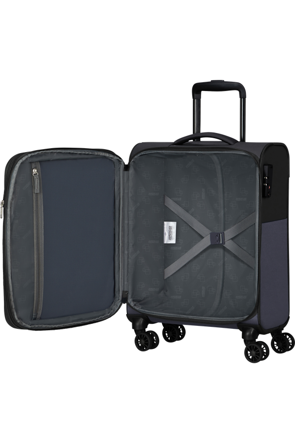 American Tourister Daring Dash Spinner Expandable TSA S  Fekete/Szürke