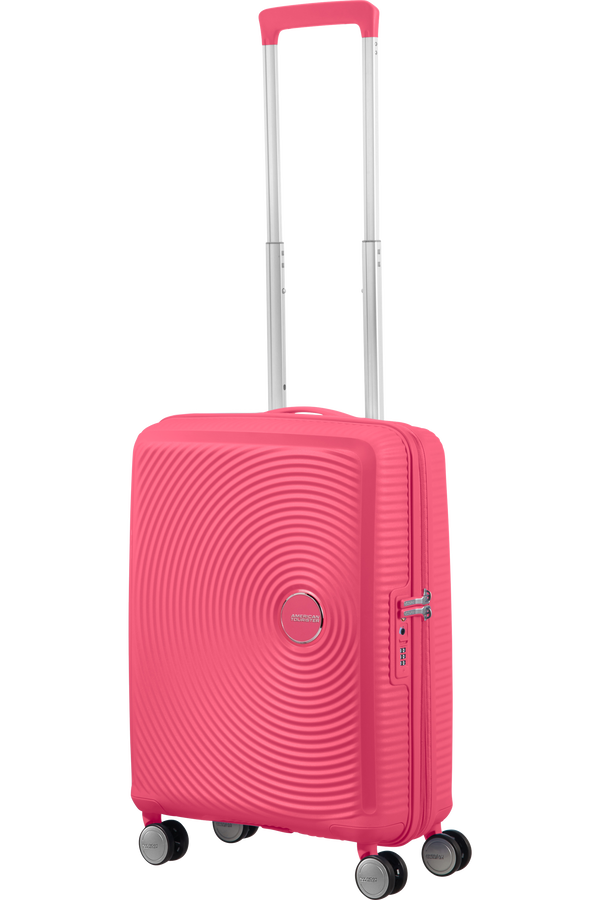 American Tourister Soundbox Spinner Expandable 55cm  HOT PINK