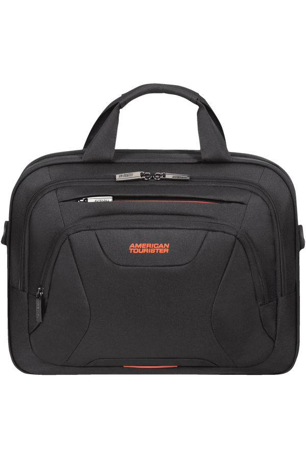 American Tourister At Work Laptop Bag  13.3-14.1inch Black/Orange